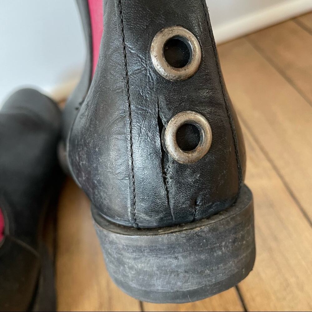 Free People x Farylrobin Mountain Peak Leather Chelsea Boot Janice Black 7 - Picture 5 of 11